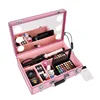 Professional Makeup rolling Case with Light Cosmetic Box LED 6 lights Beauty box without Legs