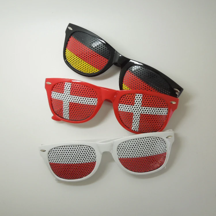Fda Customized Logo Printed Pinhole Sunglasses With Flag Logo Lens Buy Custom Logo Printed