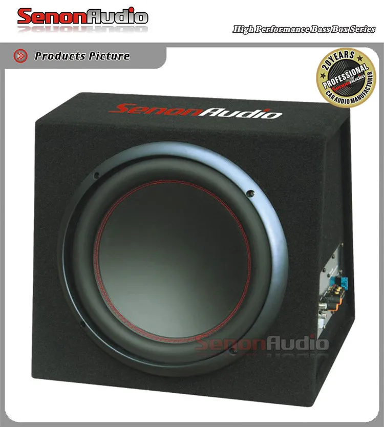 12 inch subs with box and amp