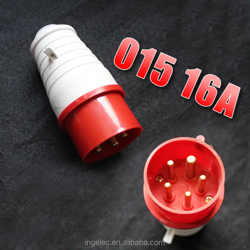 32 Amp 3 PIN PLUG 220-240 V resistente alle intemperie a IP44 32 A Generatore Heavy Duty