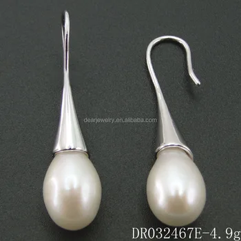 Whole Single Fresh Water Pearl Drop Earring Freshwater Whole Single Fresh Water Pearl Drop Earring Freshwater Designs For Fashion Woman Jewelry Dr032467e