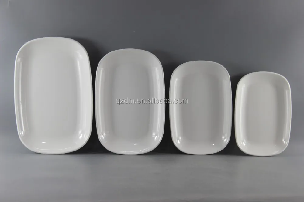 Set Of 4pcs Melamine Oval Plate/Melamine Oval Plate Set