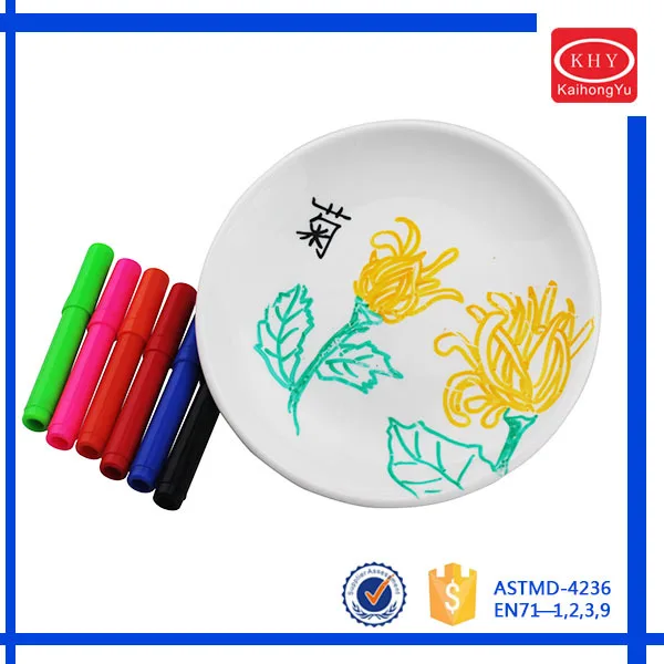 Ceramic Mug/plate Porcelain Paint Markers Buy Porcelain Markers