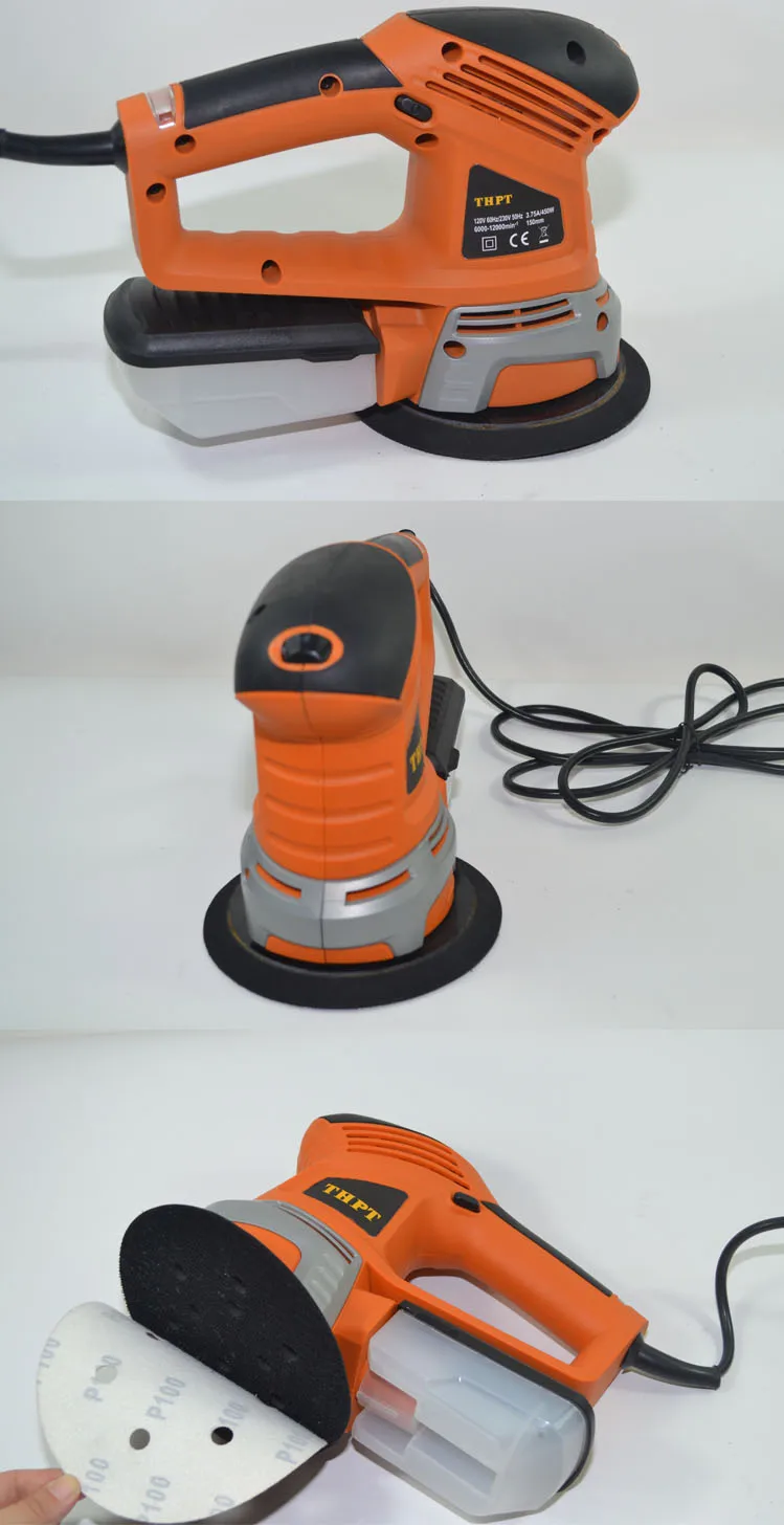 Hot Sale Aj46150 220 Volt 150 Mm 450w Electric Wood Orbital Palm