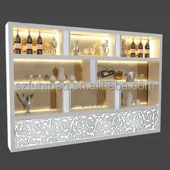 Wine Glass Display Cabinet With Led Light Buy Factory Direct