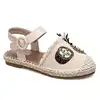 Espadrille Studs Pineapple Flats