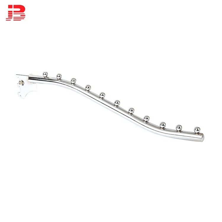 ODM manufacturers metal 19mm tube waterfall display hook for A column factory