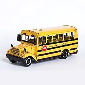 Buy American Country Vintage Yellow Buses School Bus Model Refined