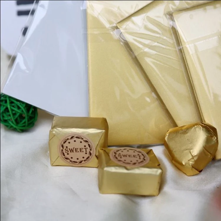 envoltura de chocolate- Golden chocolate wrap
