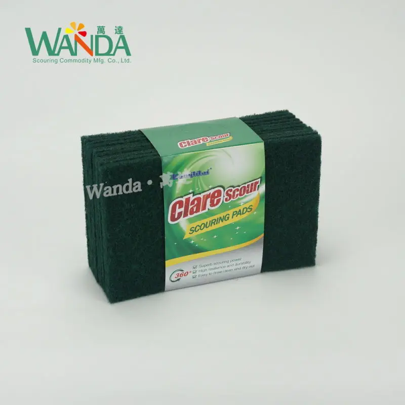 Nonabrasive Dark Green Scouring Pad Household Cleaning Products Buy