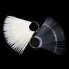 New Arrival Professional 40PCS/SET Fan Shape Nail Color Chart Gel Nail Polish Display Pointed Nail Color Display Chart
