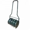 30L Deep Green Large Metal Spiked Lawn Roller With Spikes For Flatten Garden And Breathable GT102A