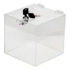 large clear comment box acrylic wall mounted suggestion box for bank