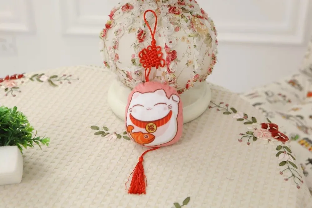 maneki neko pillow