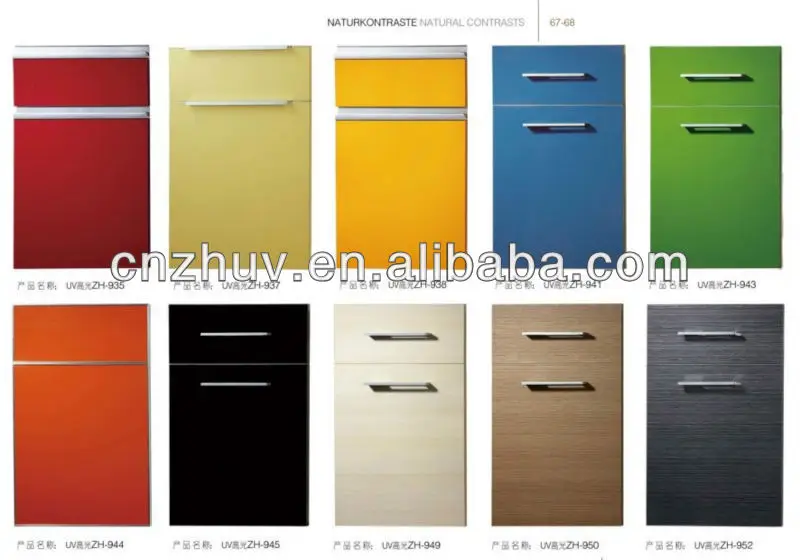 High Gloss Acrylic Mdf Laminate Kitchen Cabinet Doors View