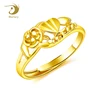 Unique Design Nice Quality 18K Gold Plated Copper Alloy Ring For Women Princess Ring