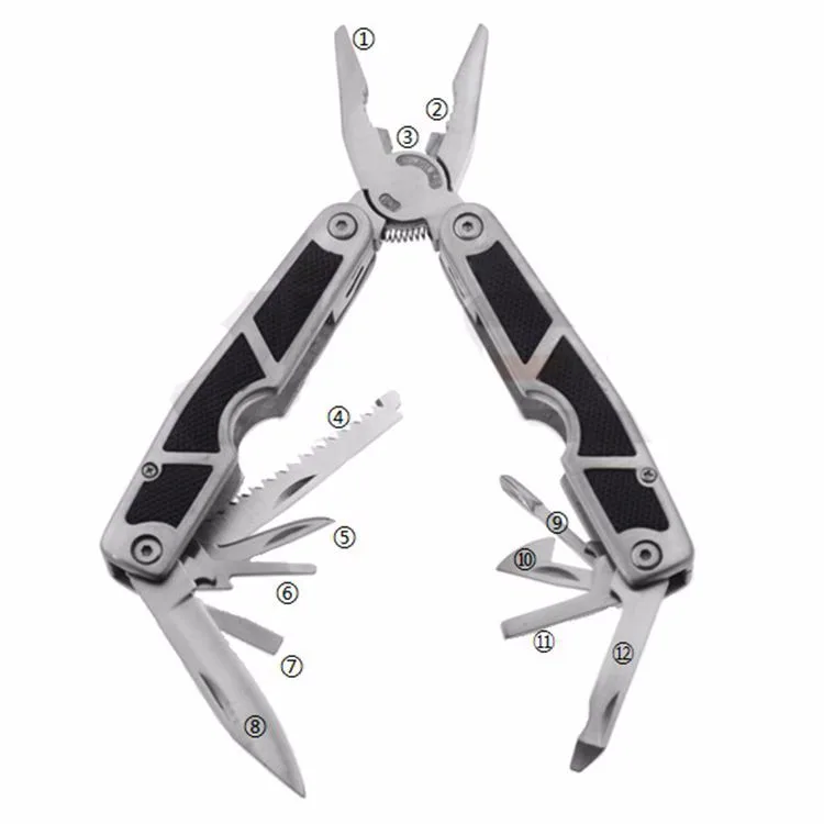 Edc Multi Tool 2cr Stainless Steel Large Folding Combination Pliers ...