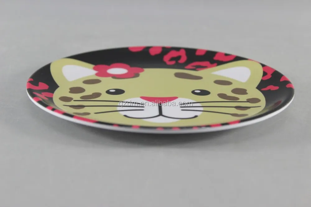 100% Melamine Baby Plate Custom Print kid's Dishes