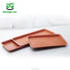 Cheap long plastic rectangular flower plant pots saucers rectangle plastic planter trays wholesale plate set