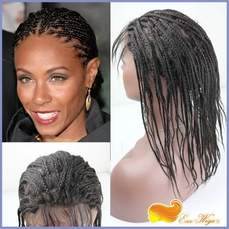 Wholesale Super Quality 100 Human Hair Dreadlocks Wig Lace Front Wig 8 