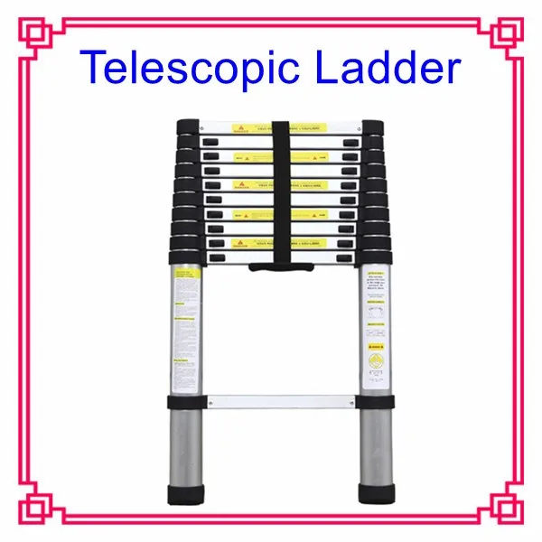 Soft Closing Aluminium Telescoping Telescopic Lidl Ladder With Tool