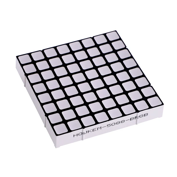 60*60mm 6mm pixels RGB dot matrix square 8x8 rgb led matrix display module
