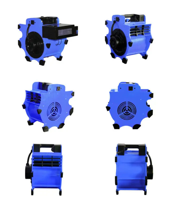 Portable Utility Blower Industrial Air Mover With Hot Heating Wheel