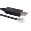Meade LX200 Serial Telescope USB to RJ11 RJ12 6P4C RS232 Interface Control Cable I/O Hand Control Connect PC to Your Device