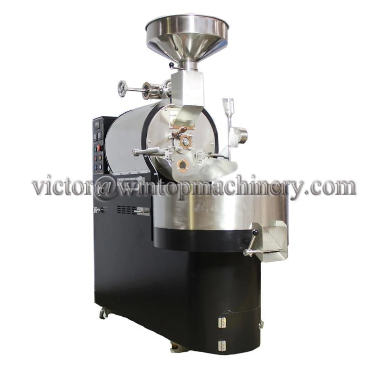 Gas Powered Commercial Roasting Coffee Machines Cocoa Bean Roaster 10kg
