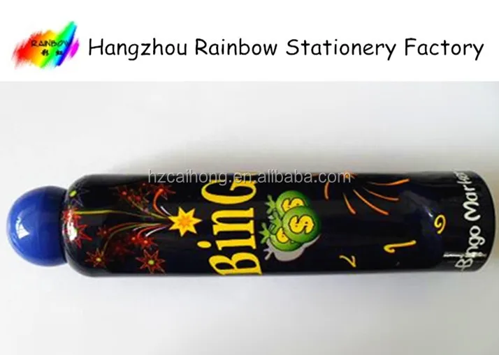 Custom bingo daubers 4oz large capacity bingo supplies wholesale neon