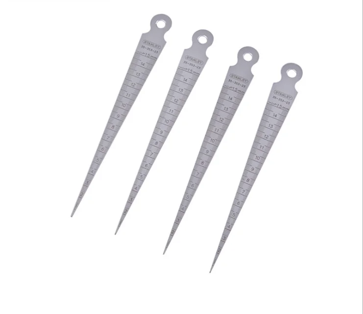 Stainless Steel Riangle Wedge Gauge 1-15mm Taper Gauge - Buy 1-15mm ...