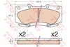 Brake Pad Set disc brake TRWGDB3534 brake pads 04465-0k340