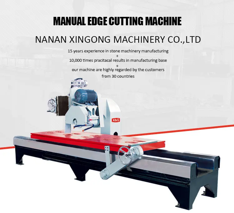 Hand operatedManual Stone Edge Cutting Machine for Tile