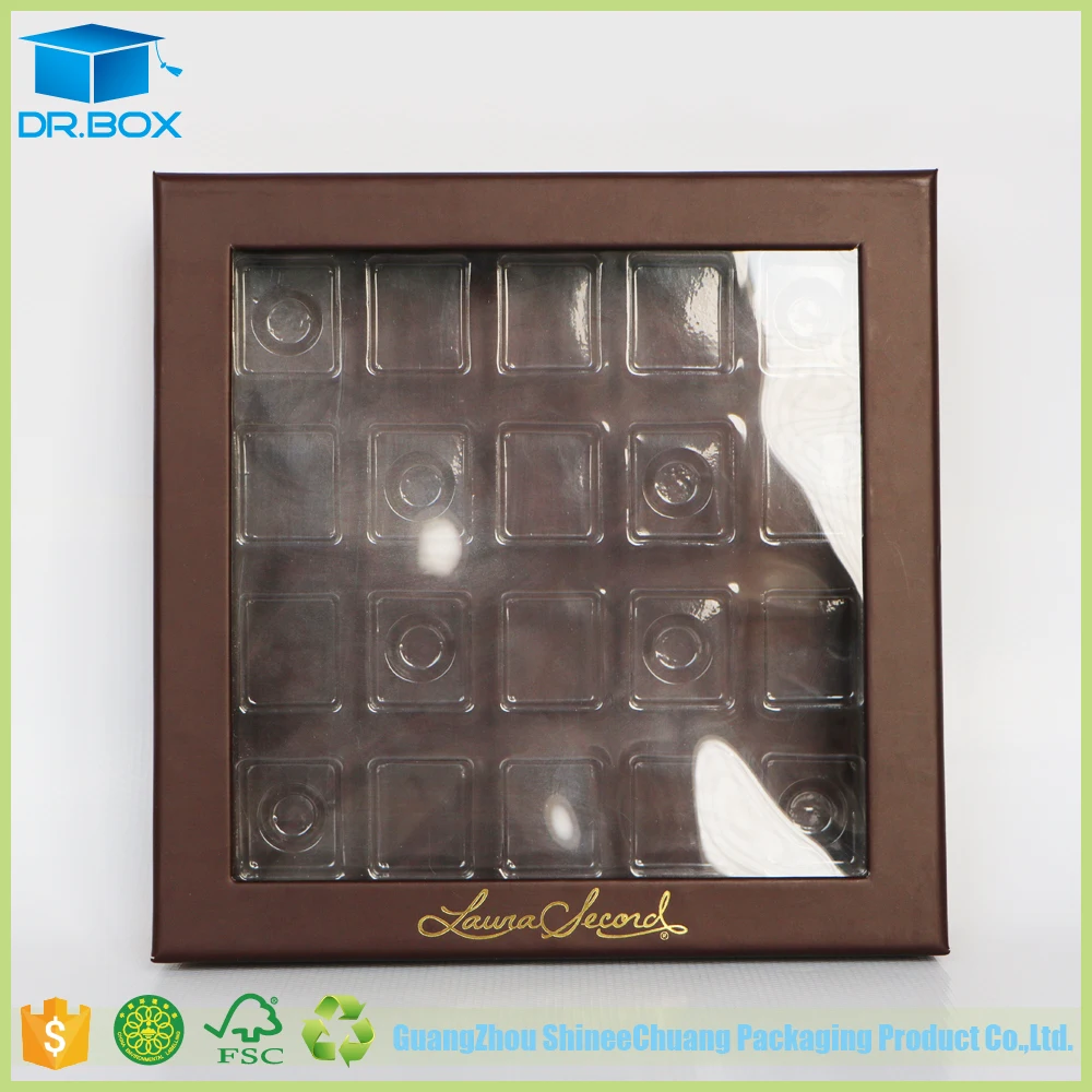 Clear Plastic Chocolate Boxes Wholesale/transparent Chocolate Packaging