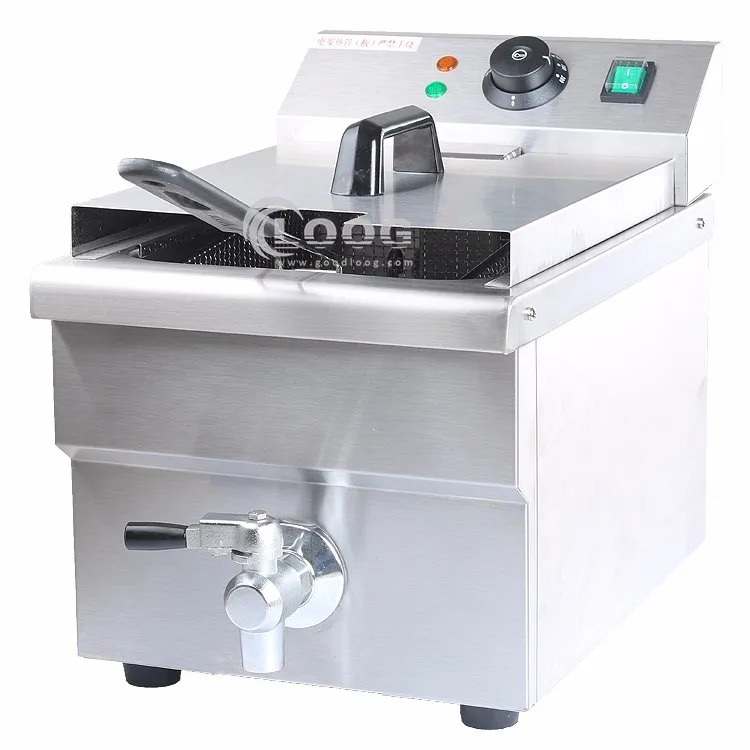 Stainless Steel Electric Commercial Heavy Duty Deep Fryer With Oil Filter Buy Heavy Duty Deep
