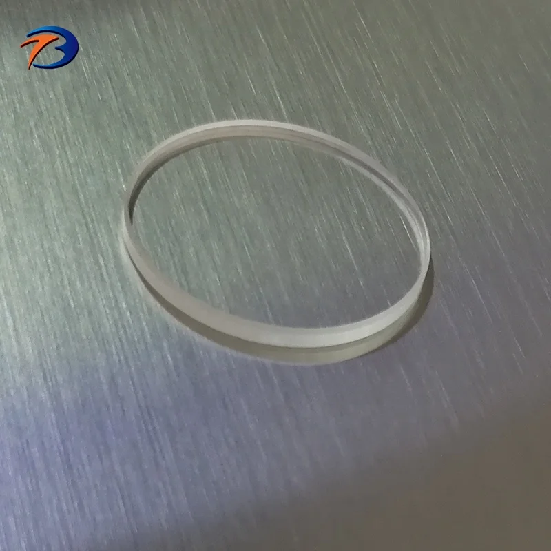 OEM laser cutting Blank optical quartz CaF2 Bk7 sapphire glass window lens