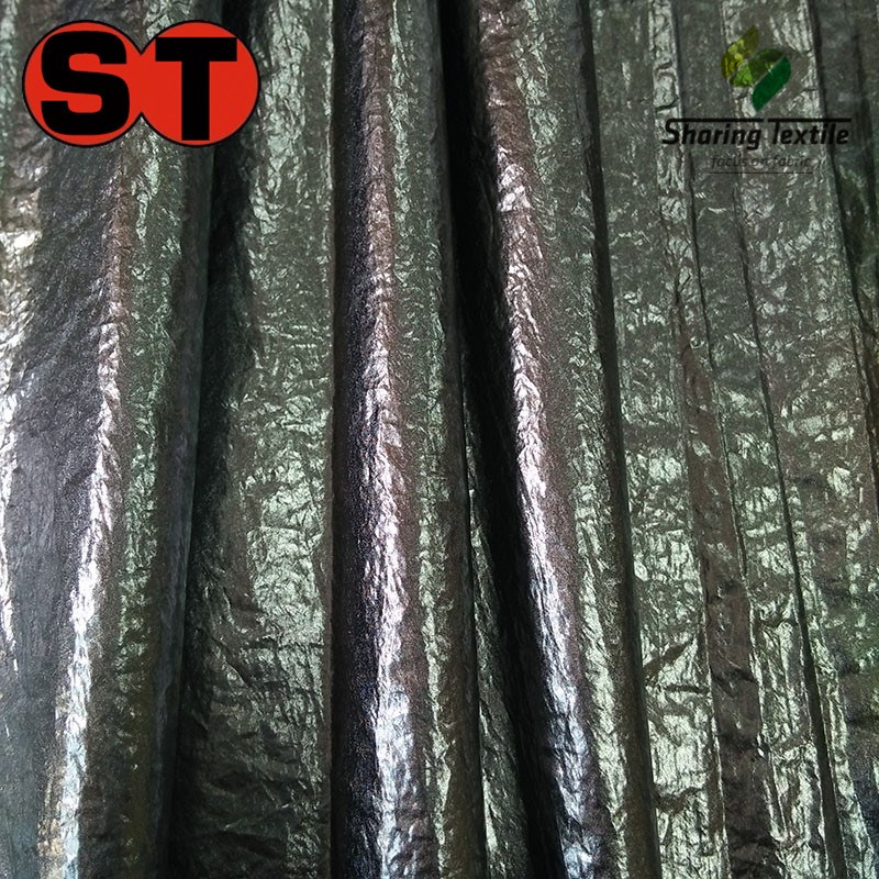 Wholesale Nylon Silver Coating Taffeta/20d Wrinkle Silver Coating