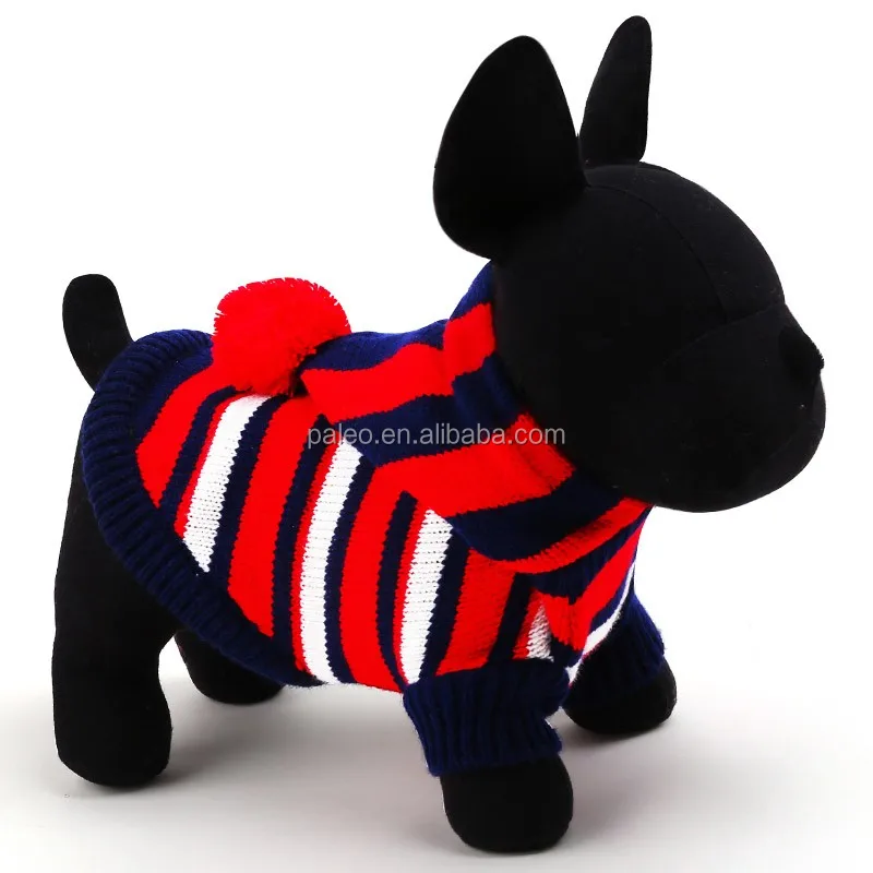 OEM ODM Factory New Design Cotton Knitted Pattern Pet Dogs Sweater Dress