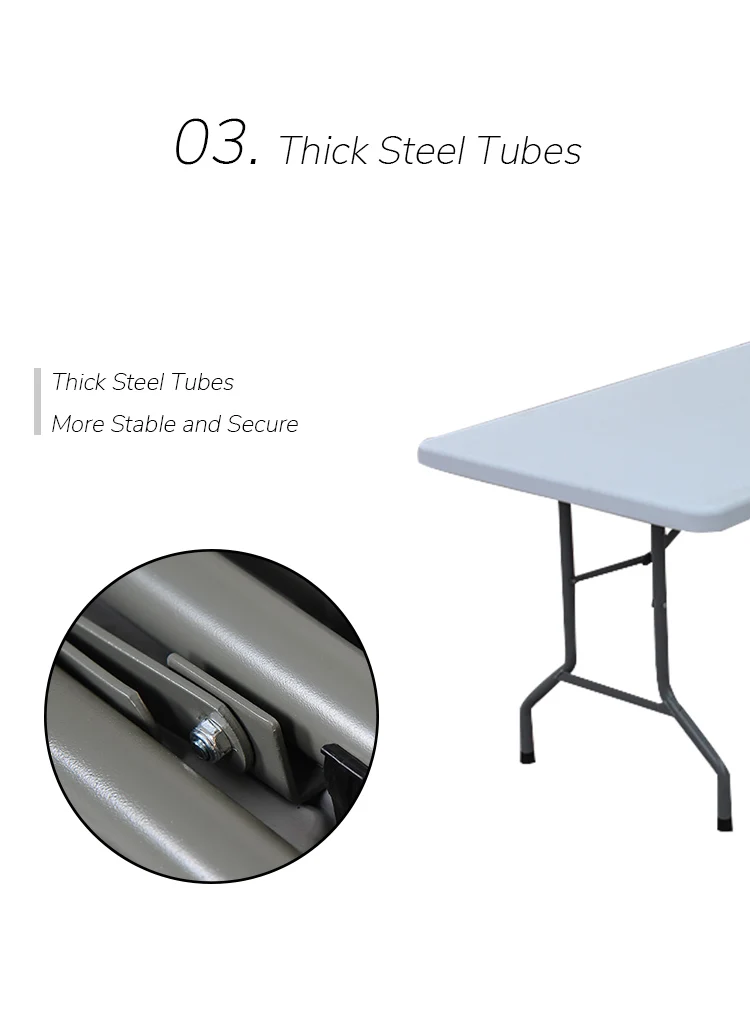 8foot Folding Banquet Party Wedding Plastic Table Buy Plastic Table