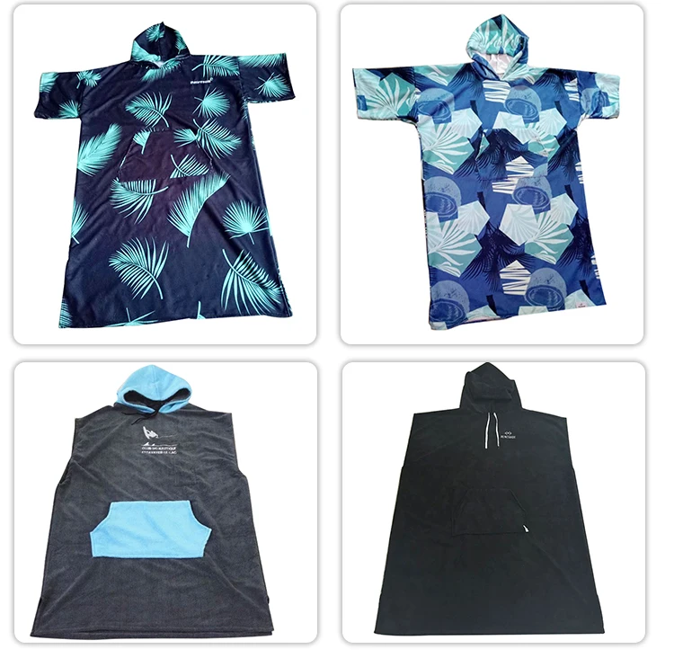 Changing Hooded Poncho Beach Towel With Custom Logo Buy Surf Poncho