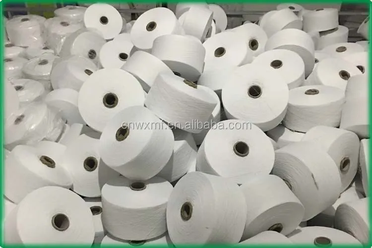 WX-013 65/35 cotton/polyester blended knitting yarn for socks