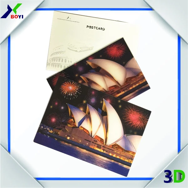 3d lenticular postcard.
