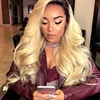 Wholesale blonde full lace wigs for black women,half human wig color full lace wig,dark roots human hair blonde lace front wigs