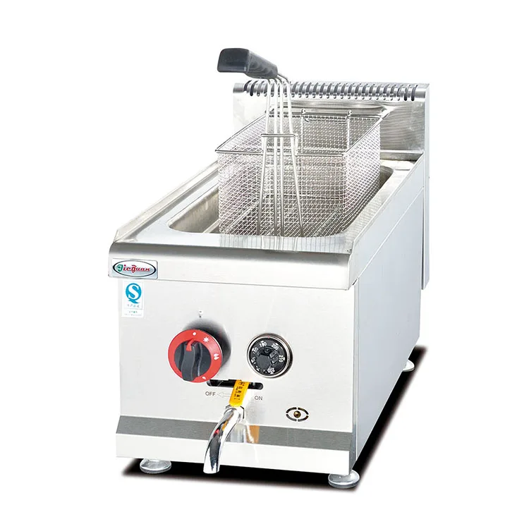 Double Tank Gas Chips Fryer/potato Chip Fryer - Buy Double Basket Gas ...