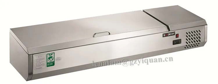 Restaurant Equipment 9 Pcs Electric Countertop Salad Bar Restaurant Equipment 9 Pcs Electric Countertop Salad Bar Refrigerator Display Bench
