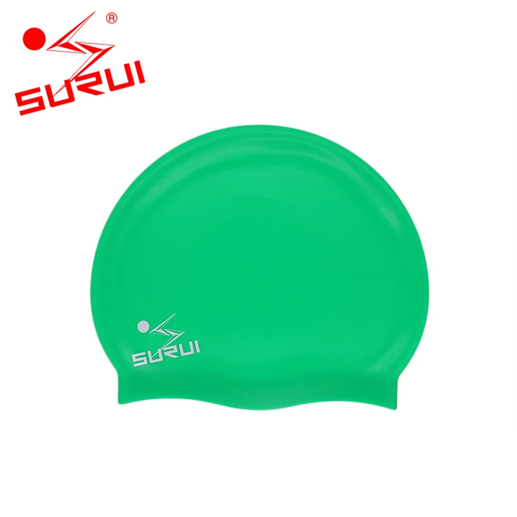 Wholesale Water Sports Waterproof Printed Personalized Silicone Swim Cap