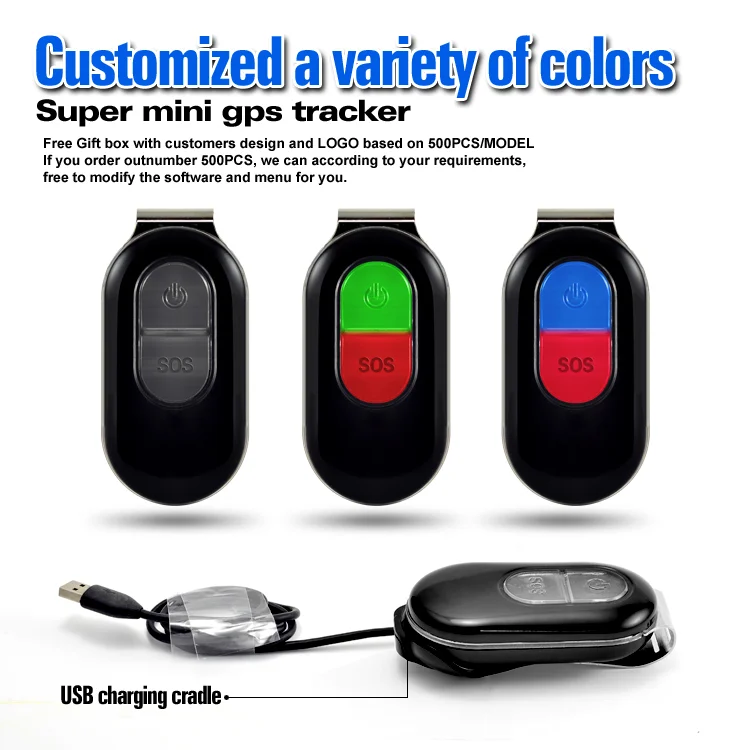 Long Time Standby with GPS//LBS Dual models TKSTAR Mini Personal GPS Tracker