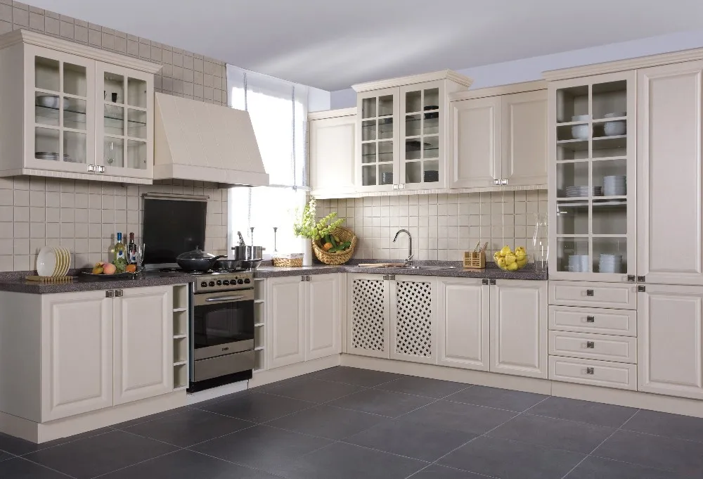 White Melamine Kitchen Cabinet Door - Buy Pvc Kitchen ...