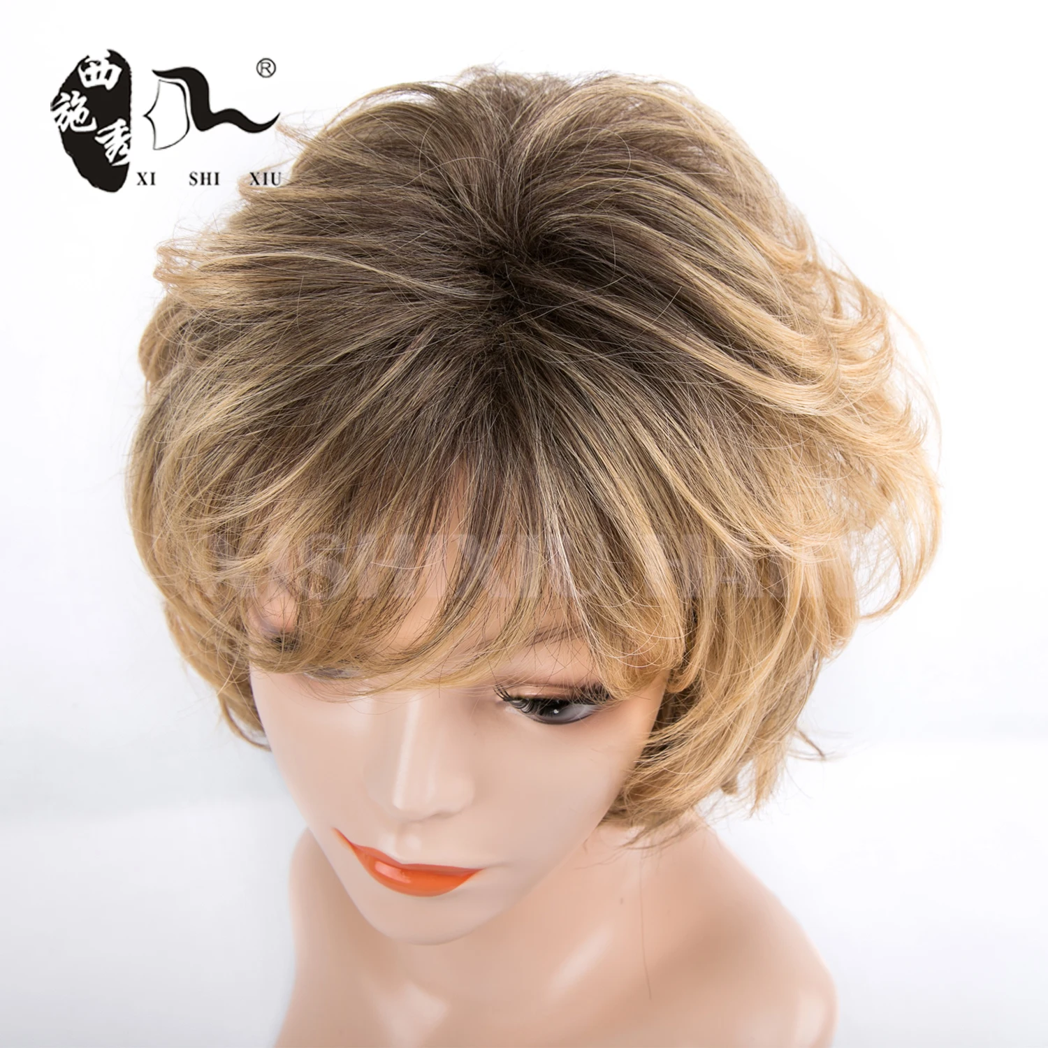 XISHIXIUBRAND 2018 Cheap price synthetic hair wig for black woman