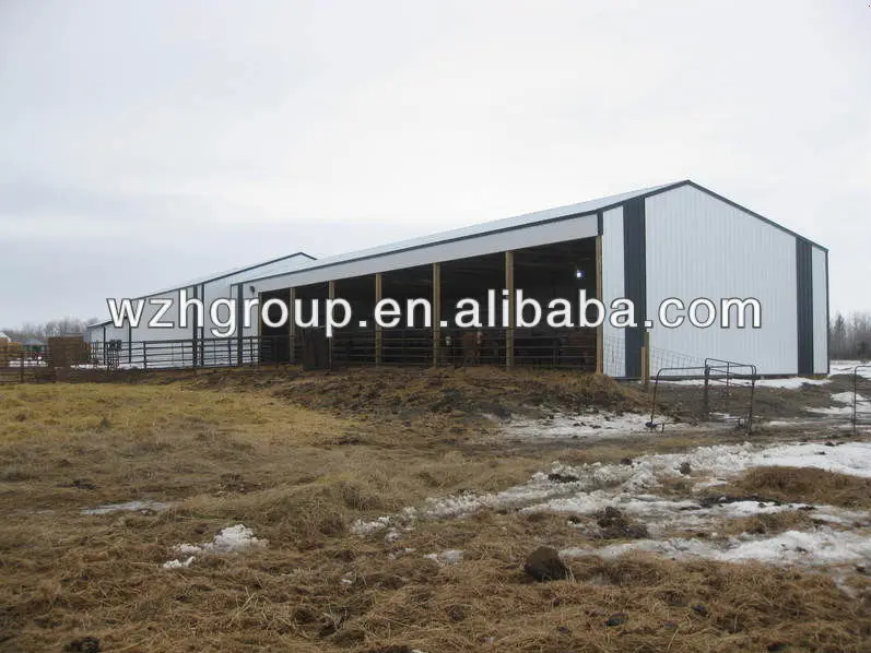 Cattle Frame Steel Shelter Attached To Calving Barn For Sale Buy